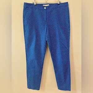 MICHAEL Michael Kors Navy and White Dot Trousers